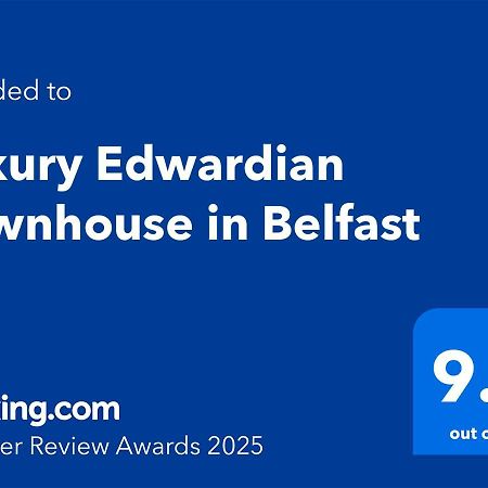 Willa Luxury Edwardian Townhouse In Belfast Zewnętrze zdjęcie